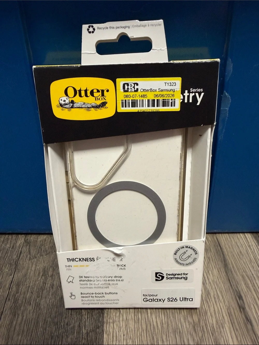OtterBox Clear Galaxy S26 Ultra Case with Gray MagRing